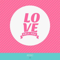 Valentine's Day vector poster N98