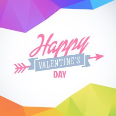 Valentine's Day vector poster N101