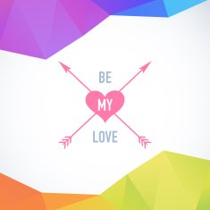 Valentine's Day vector poster N105