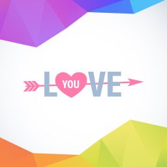 Valentine's Day vector poster N107