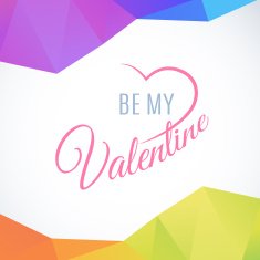 Valentine's Day vector poster N108