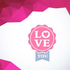 Valentine's Day vector poster N109