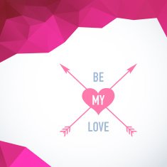 Valentine's Day vector poster N111