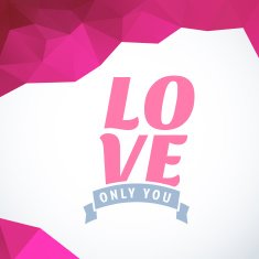 Valentine's Day vector poster N112