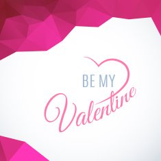 Valentine's Day vector poster N113