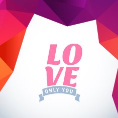 Valentine's Day vector poster N118