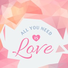 Valentine's Day vector poster N121