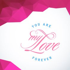 Valentine's Day vector poster N126