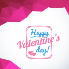 Valentine's Day vector poster N129