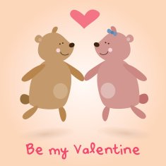 Valentine's Day lovely teddy bears
