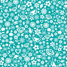 Seamless pattern of flowers N28