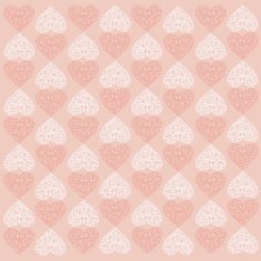 Seamless texture of openwork hearts