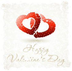Grungy Valentine's Day Background