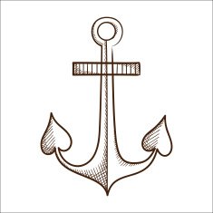 Anchor isolated on white N2