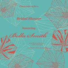 Wedding or invitation card abstract vector flower pattern background N10