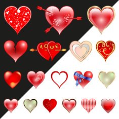 Heart Icons Set N4