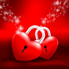 Grossy heart lock