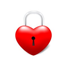 Grossy Locked Heart
