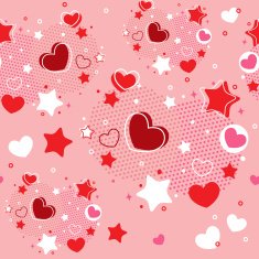 Cute Valentine seamless pattern N3