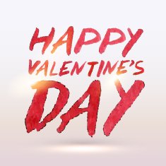 Watercolor painted Valentine`s Day card or background N6