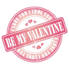 Happy Valentines Day stamp for N2