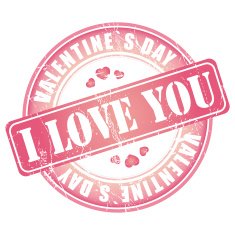 Happy Valentines Day stamp for N3