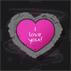 Happy Valentines Day card background 14 February I Love You N24