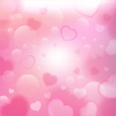 Hearts Valentines Day background or card