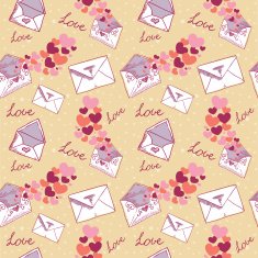 Love letter Valentine seamless texture N3