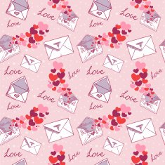 Love letter Valentine seamless texture N5