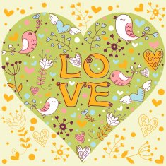 Lovely Valentine's day invitation postcard N4