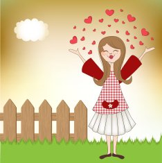pretty girl in love N5