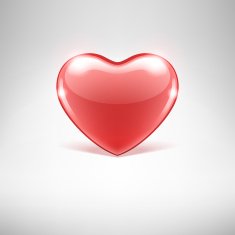 Red heart Valentine's day