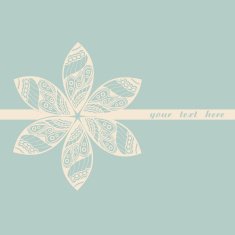 Floral greeting card with place for your text N9