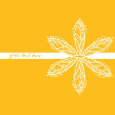 Floral greeting card with place for your text N11