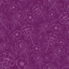 Seamless pattern of flowers N30