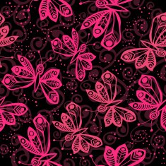 Romantic butterfly seamless pattern N13