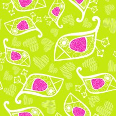Romantic seamless pattern N38