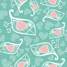 Romantic seamless pattern N40