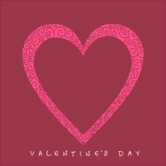 Valentine's day card N126