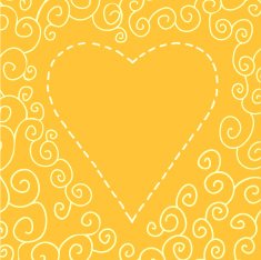 Valentine's day card N136