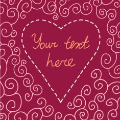 Valentine's day card N137