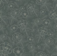 Seamless pattern of flowers N32