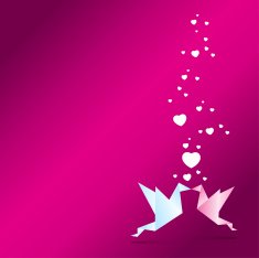 Valentine's card with text and heart shape Vector ilustration N5