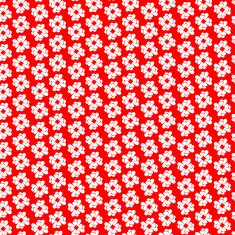 White heart pattern