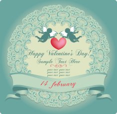 Happy Valentine's Day invitation card