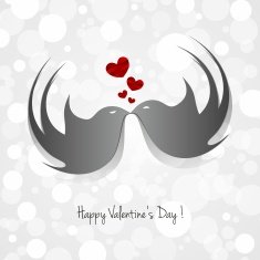 Happy Valentines Day card N101