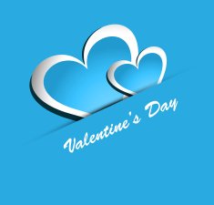 Beautiful Valentines Day colorful heart shape vector design illustration
