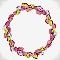 Floral frame with tulips N2