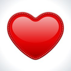 Red Heart Vector Illustration N3